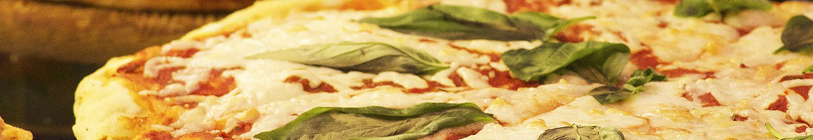 Eating Italian Pizza at Brooklyn Pizza & Pasta restaurant in Rockledge, FL.